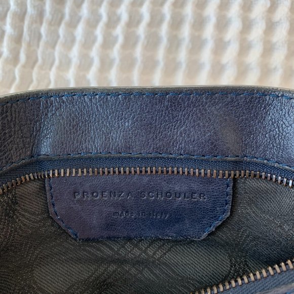 Proenza Schouler Ps1 Navy Leather Cross Body Bag - Picture 15 of 16